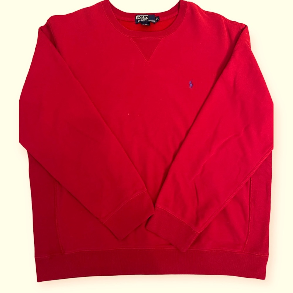 Red Ralph Lauren XL Sweatshirt